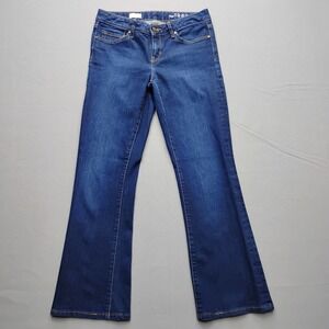 Gap Perfect Boot Jeans Womens 28L Dark Wash‎ Bootcut Denim
